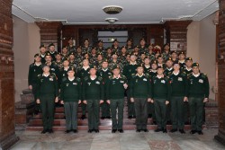 नेपाली सेनामा साधारण सेवातर्फमा रिक्त रहेको सहायक सेनानी पदमा बढुवा भएका प्रमुख सुबेदार/सुबेदारहरूलाई दर्ज्यानी चिन्ह प्रदान